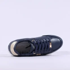Women Tommy Bowe Ladies Tommy Bowe Ketter Platform Lace Trainer - Navy
