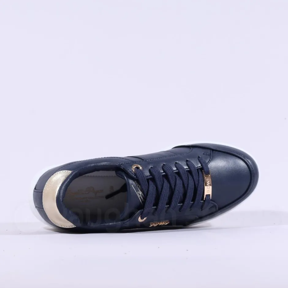 Women Tommy Bowe Ladies Tommy Bowe Ketter Platform Lace Trainer - Navy