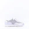 Women Marco Tozzi Torsa Bungee Lace Trainer - White Silver