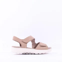 Women Gabor Trickle Rolling Soft Velcro Sandal - Sand