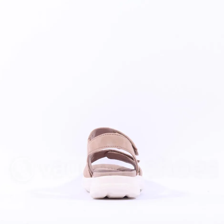 Women Gabor Trickle Rolling Soft Velcro Sandal - Sand