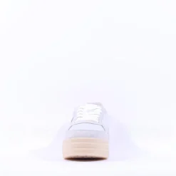 Women Tamaris Triple Platform Bold Trainer - Silver