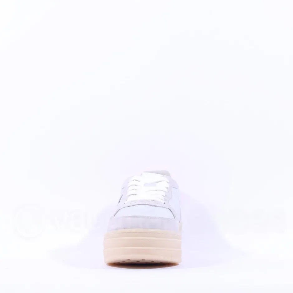Women Tamaris Triple Platform Bold Trainer - Silver