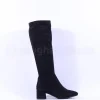 Women Tamaris Ulrica Block Heel Knee High - Black
