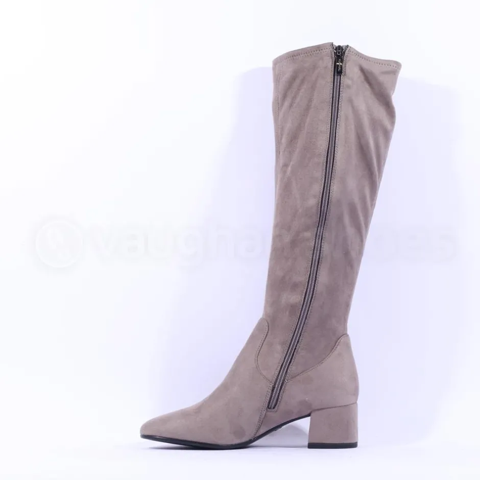 Women Tamaris Ulrica Block Heel Knee High - Grey