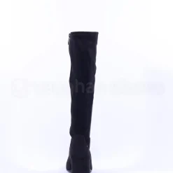 Women Tamaris Ulrica Block Heel Knee High - Black