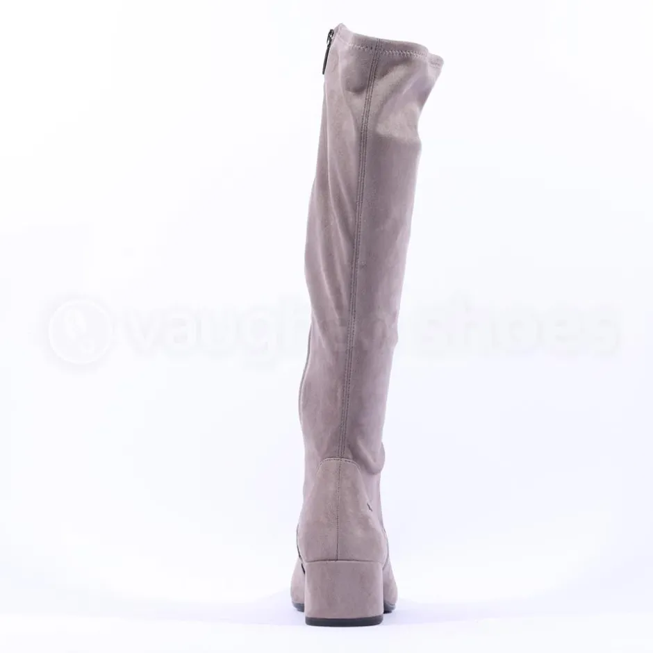 Women Tamaris Ulrica Block Heel Knee High - Grey