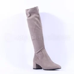 Women Tamaris Ulrica Block Heel Knee High - Grey