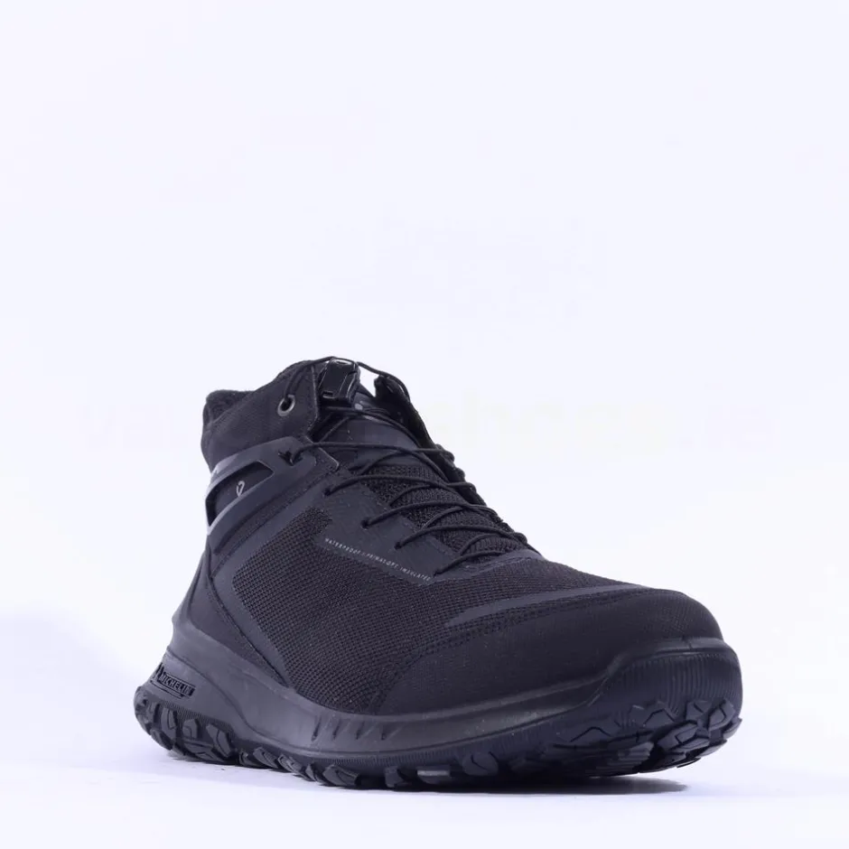 Ecco Men Ult-Trn Waterproof Ankle Boot - Black