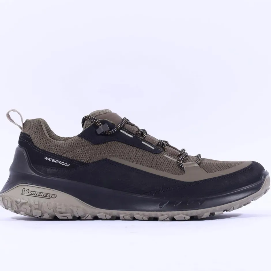 Ecco Men Ult-Trn Waterproof Hiking Shoe - Black Green