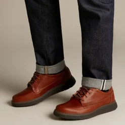 Clarks Men Un Abode Ease - Dark Tan Lea