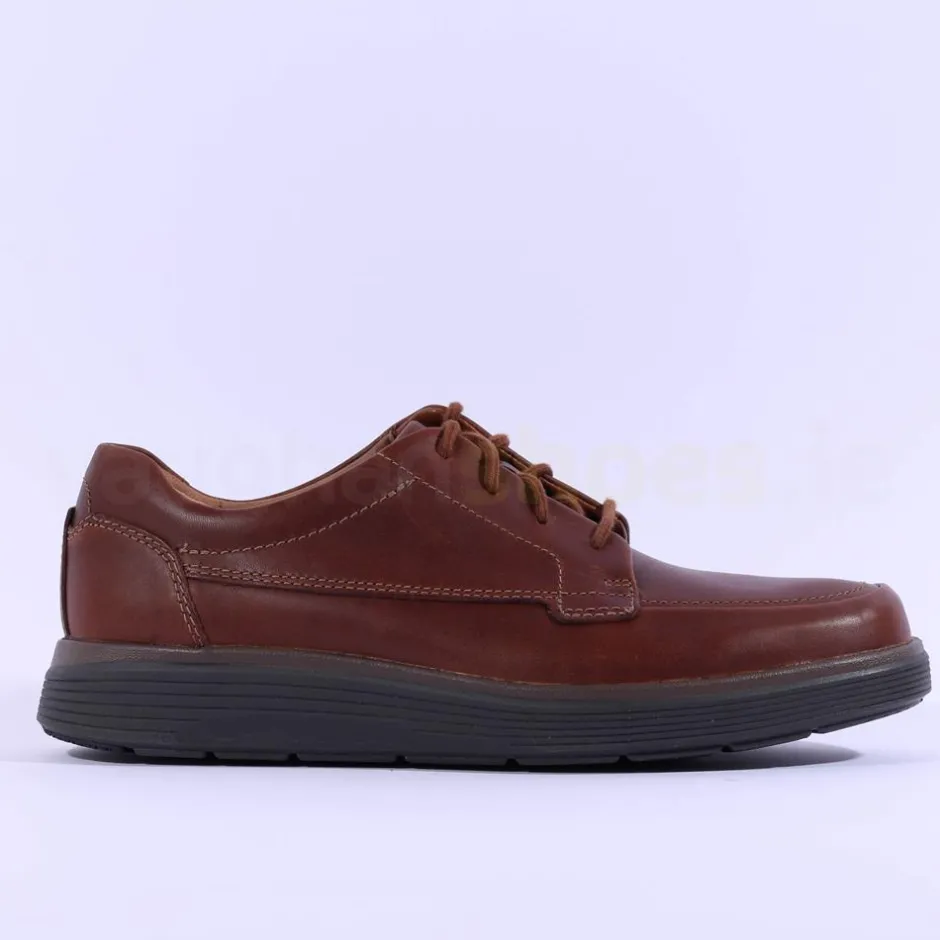 Clarks Men Un Abode Ease - Dark Tan Lea