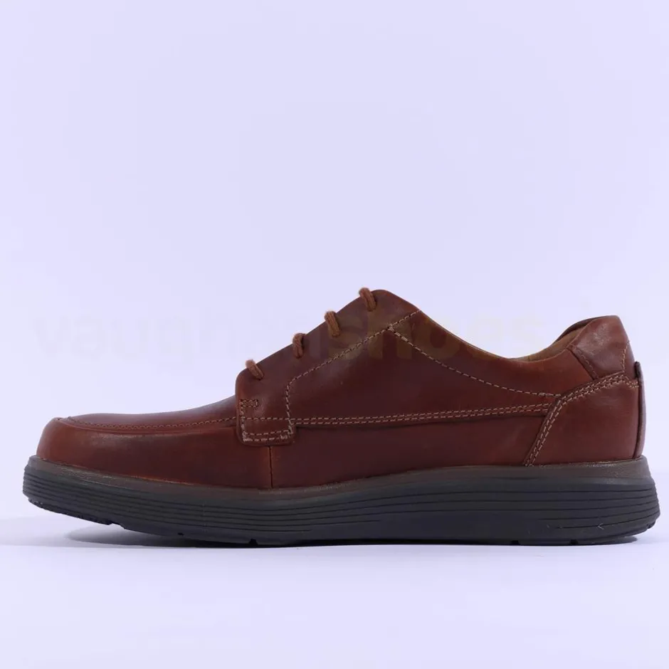 Clarks Men Un Abode Ease - Dark Tan Lea