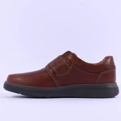 Clarks Men Un Abode Strap - Dark Tan Lea