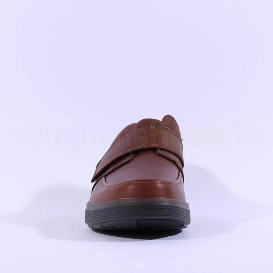 Clarks Men Un Abode Strap - Dark Tan Lea