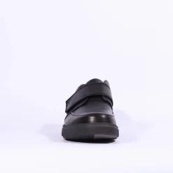 Clarks Men Un Abode Strap (Wide Fit) - Black Leather