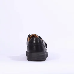 Clarks Men Un Abode Strap (Wide Fit) - Black Leather