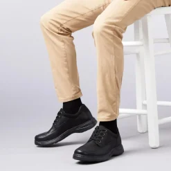 Clarks Men Un Brawley Lace - Black Leather