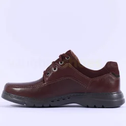 Clarks Men Un Brawley Lace - Mahogany Leather