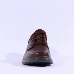 Clarks Men Un Brawley Lace - Mahogany Leather