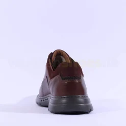 Clarks Men Un Brawley Lace - Mahogany Leather