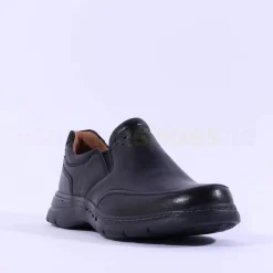 Clarks Men Un Brawley Step - Black Leather