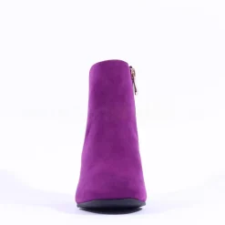 Women Marco Tozzi Vacco Block Heel Boot - Purple