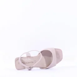 Women Tamaris Valenzia Block Heel Sandal - Grey