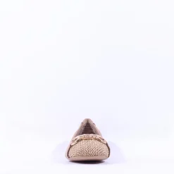Women Caprice Vanny Low Heel Weave Loafer - Bark