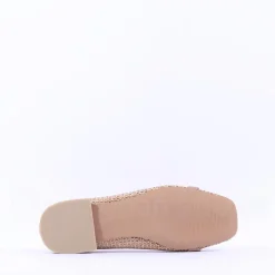 Women Caprice Vanny Low Heel Weave Loafer - Bark