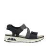 Women Rieker 2 Velcro Strappy Comfort Sandal - Navy