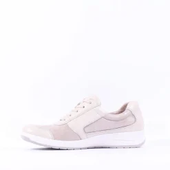 Women Caprice Vera Side Zip Comfort Shoe - Pearl Combi