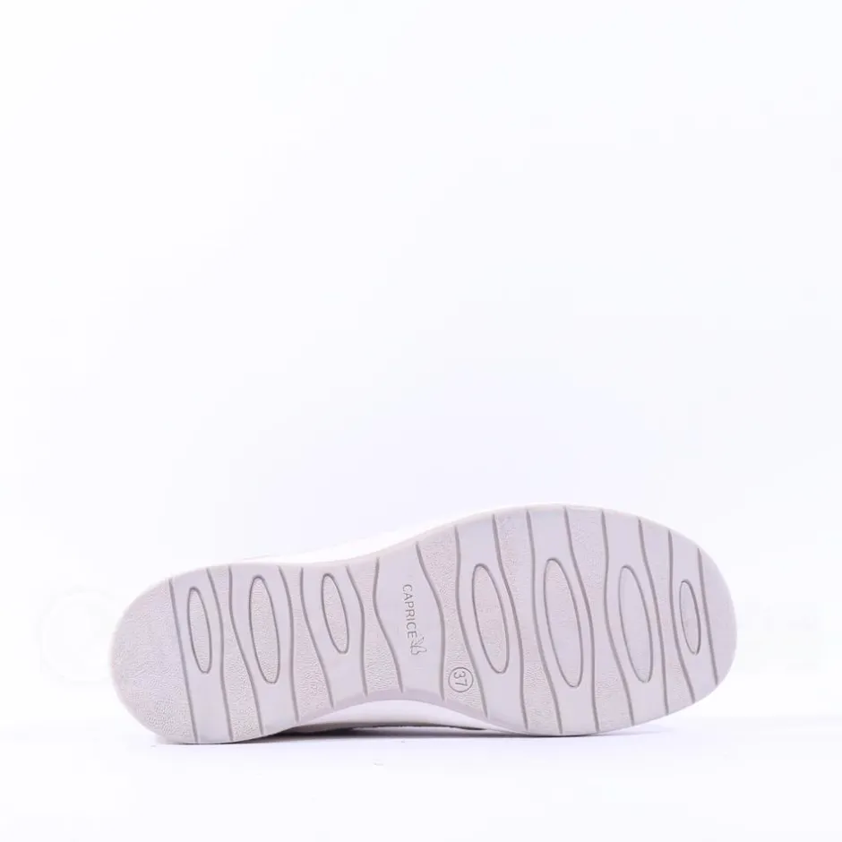 Women Caprice Vera Side Zip Comfort Shoe - Pearl Combi