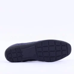 Women Caprice Verena Slip On Deerskin Loafer - Navy Deerskin