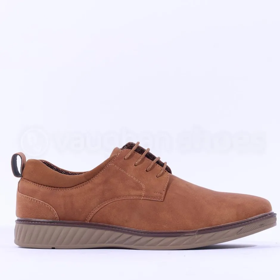 6th Sense Verve Laced Casual Shoe - Camel