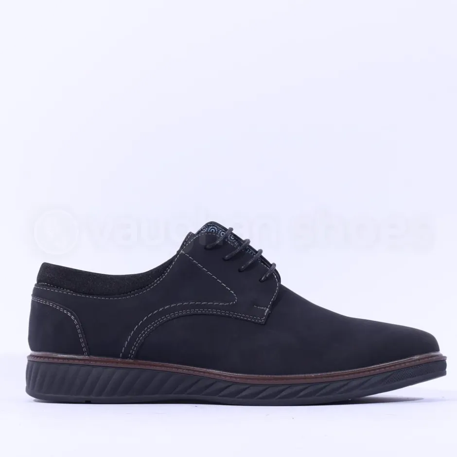 6th Sense Verve Laced Casual Shoe - Black