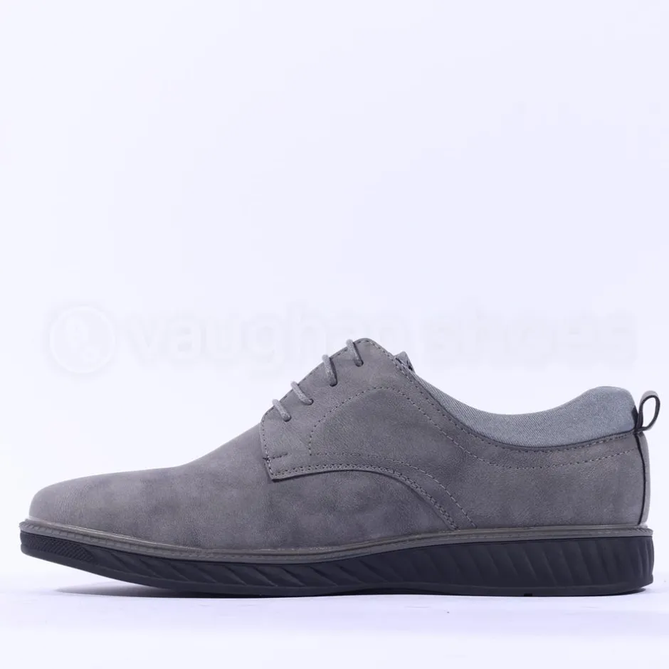 6th Sense Verve Laced Casual Shoe - Light Grey