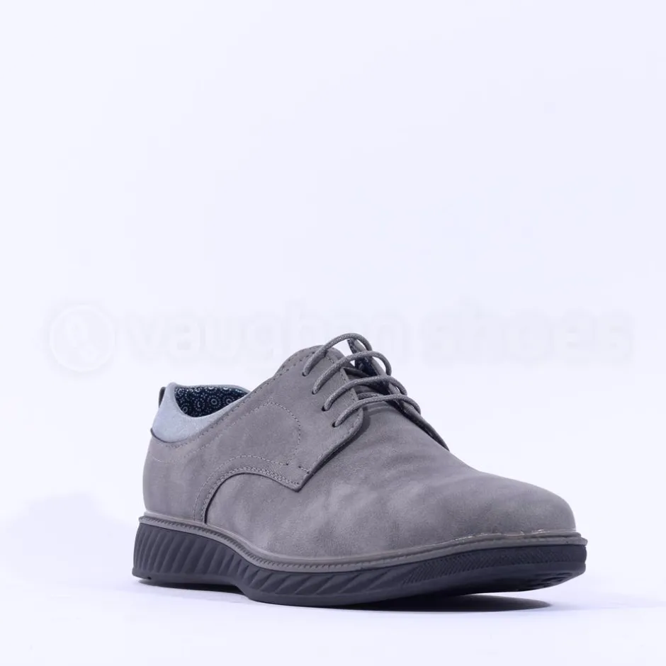 6th Sense Verve Laced Casual Shoe - Light Grey