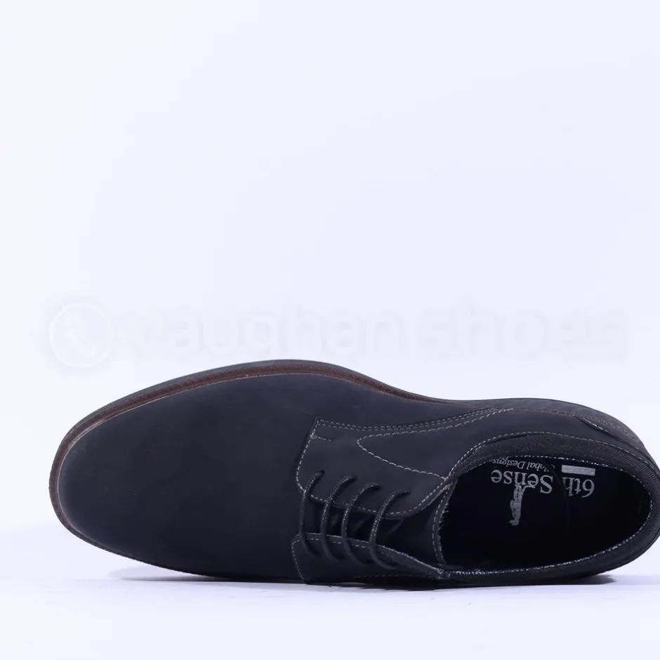 6th Sense Verve Laced Casual Shoe - Black