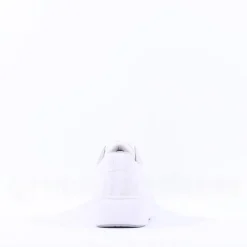 Women Tamaris Violetta Platform Laced Trainer - White Leather