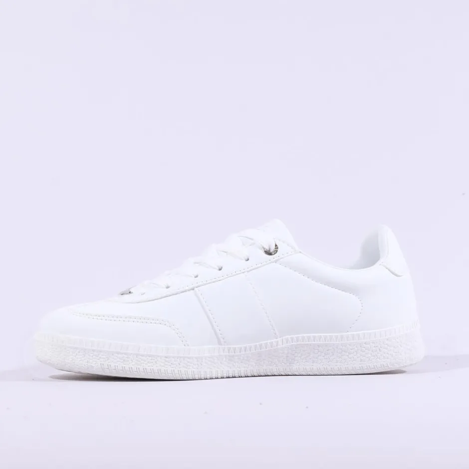 Women Tommy Bowe Ladies Wafer Gumsole Trainer - White