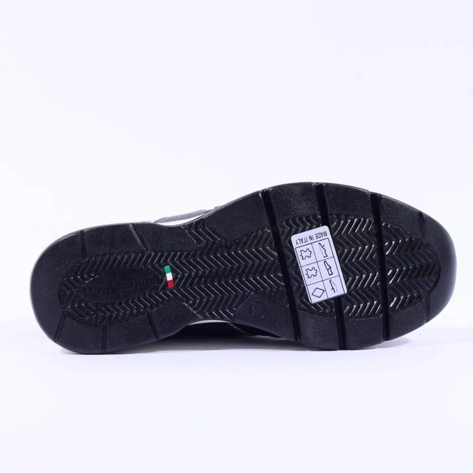 Women NeroGiardini Wedge Lace Trainer - Black Combi
