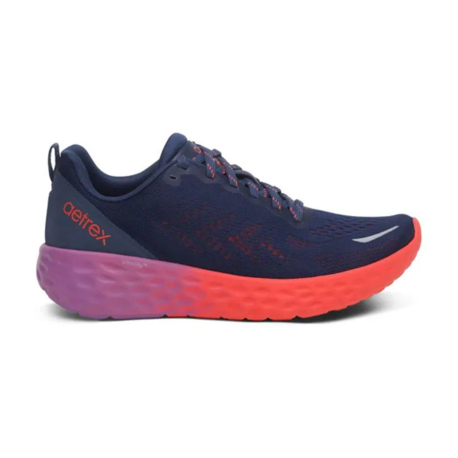 Women Aetrex Women Danika Arch Support Runner - Navy Coral