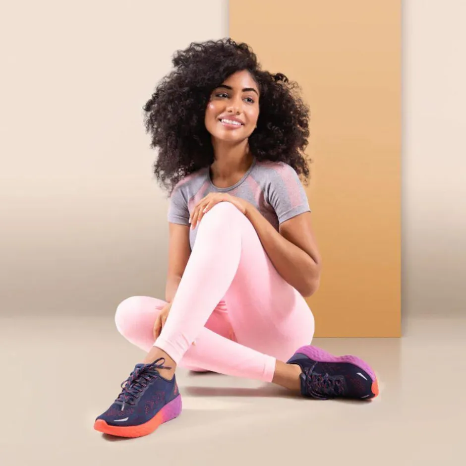 Women Aetrex Women Danika Arch Support Runner - Navy Coral