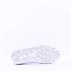 Women Gabor Woodall Elastic Lace Trainer - White Leather