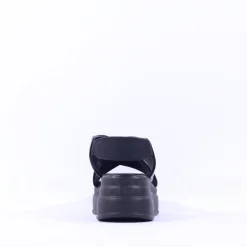 Women Tamaris Wren Cross Platform Sandal - Black