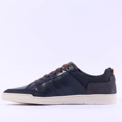 Tommy Bowe X Armstrong Laced Casual Shoe - Navy Leather
