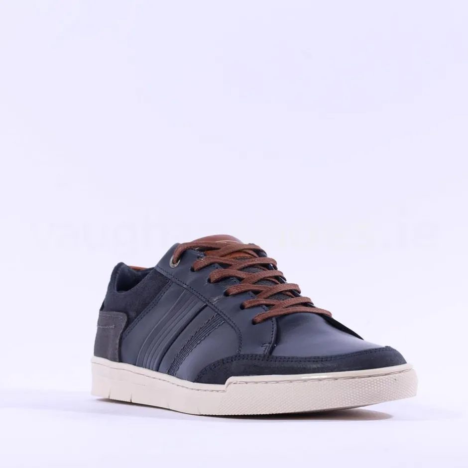 Tommy Bowe X Armstrong Laced Casual Shoe - Navy Leather