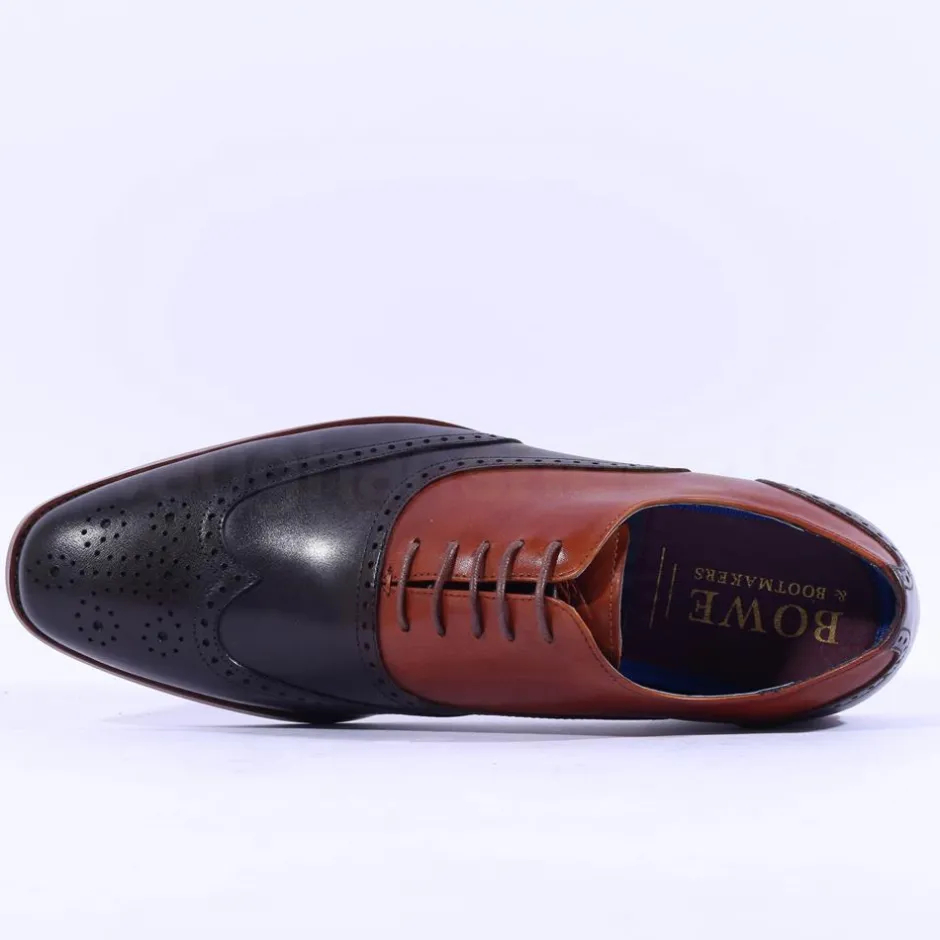 Tommy Bowe X Carbonel Wingtip Oxford - Cognac Combi