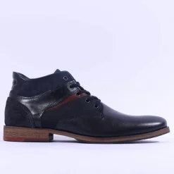 Tommy Bowe X Hume Laced Mid Boot - Navy Leather